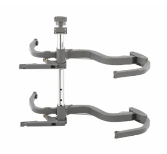 FlyMoon V3 Galaxy левый д/фасада 450мм с 2-мя полками, с амортизатором, белый/хром